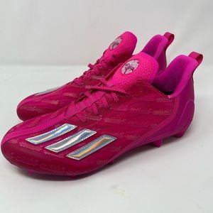 ADIDAS ADIZERO TEAM PINK SHOCK “BIG MOOD” FOOTBALL CLEATS SIZE 12